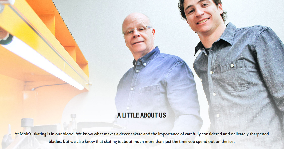 Moir’s Skate Shop London Ontario Premium Skate Sharpening